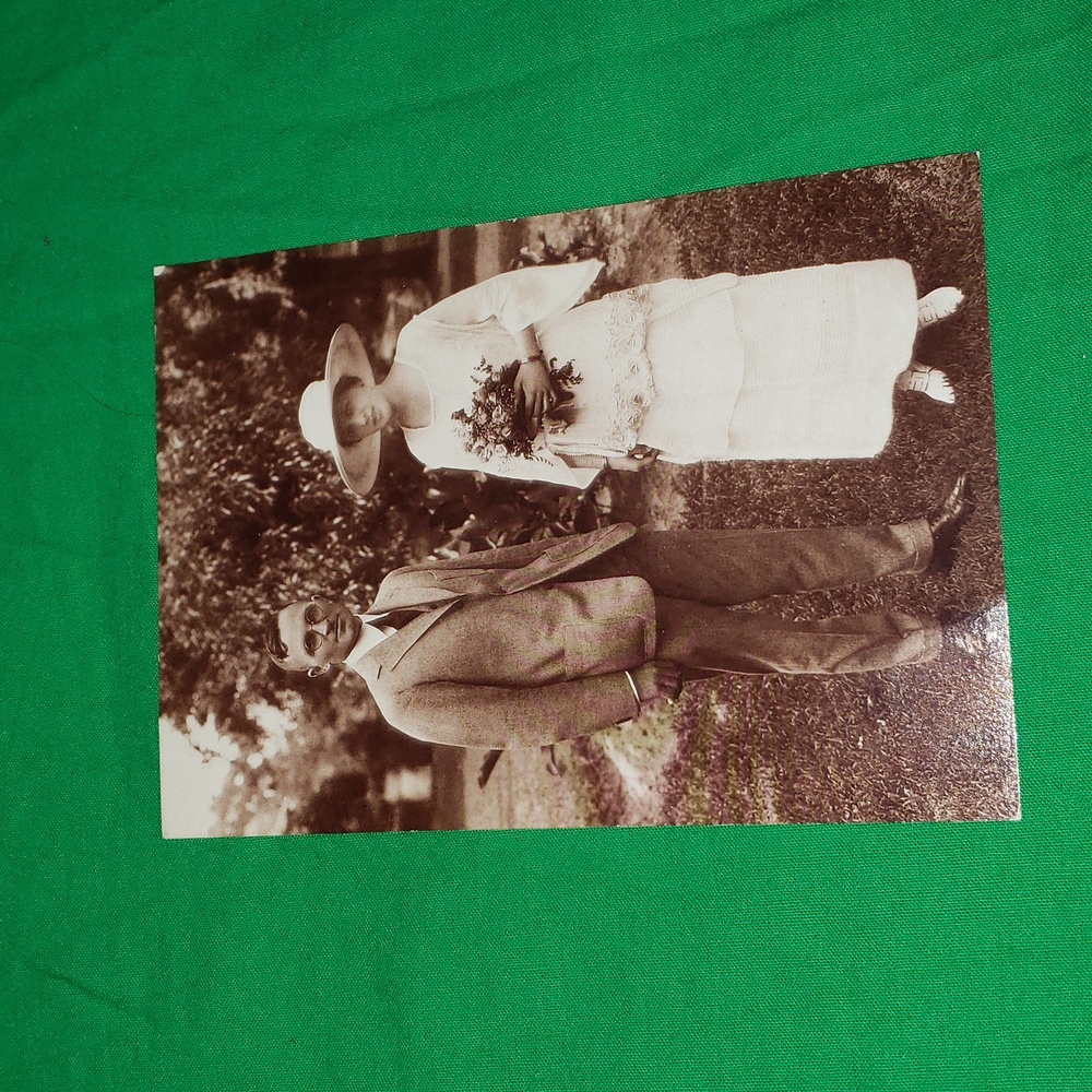 Harry S. Truman and Bess Wallace Truman Wedding Day Post Card from June 28 1919